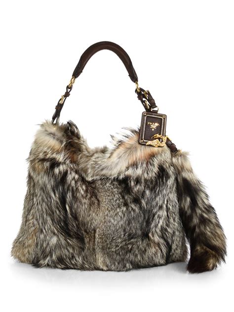 prada fur hobo bag|Prada hobo bags sale.